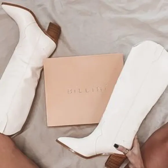 - NWOT Princess Polly Billini Off White Boots 6‎