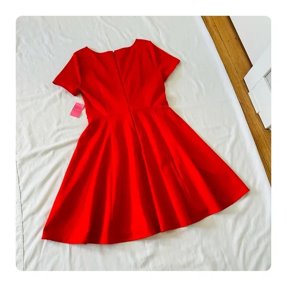 ★ NWT Kate Spade Tie-waist Ponte Dress - Clementine ★