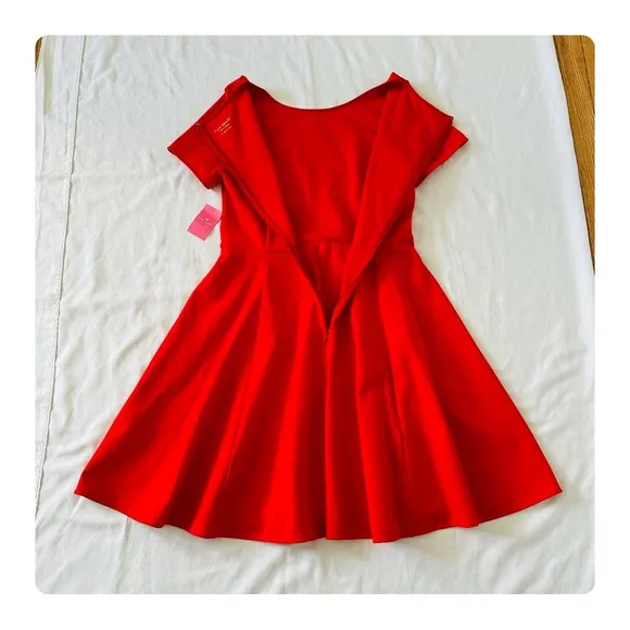 ★ NWT Kate Spade Tie-waist Ponte Dress - Clementine ★