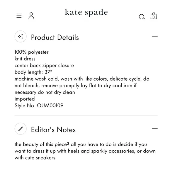 ★ NWT Kate Spade Tie-waist Ponte Dress - Clementine ★