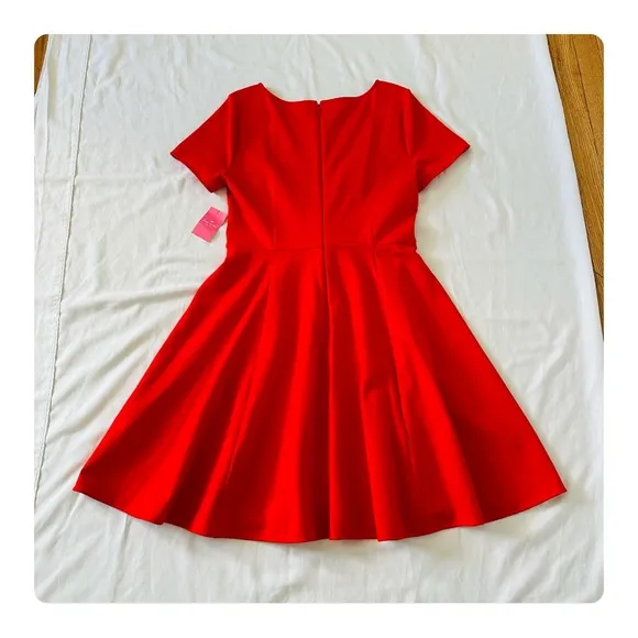 ★ NWT Kate Spade Tie-waist Ponte Dress - Clementine ★