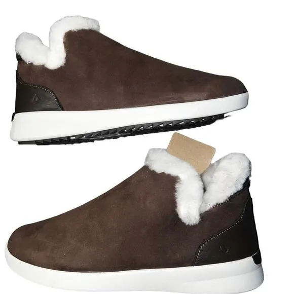▶️ OluKai ◀️ Malua Hulu Genuine Shearling Slip-On Sneaker
