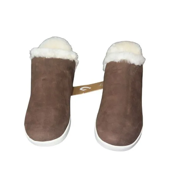 ▶️ OluKai ◀️ Malua Hulu Genuine Shearling Slip-On Sneaker