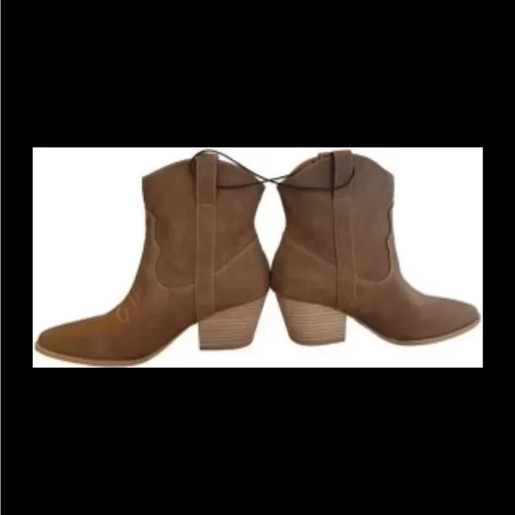 - Rachel Zoe 'Rocky'  dark Tan cowboy boots NEW