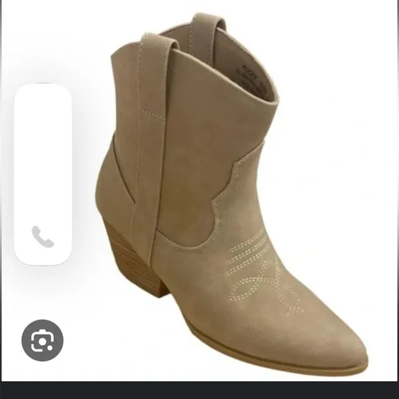 - Rachel Zoe Rocky Taupe cowboy boots  NEW
