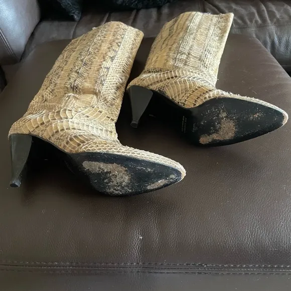 💯% ReAl sNaKe lEaThEr sTuNnInG b00tS