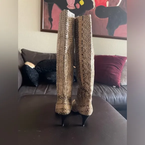 💯% ReAl sNaKe lEaThEr sTuNnInG b00tS