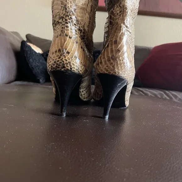 💯% ReAl sNaKe lEaThEr sTuNnInG b00tS