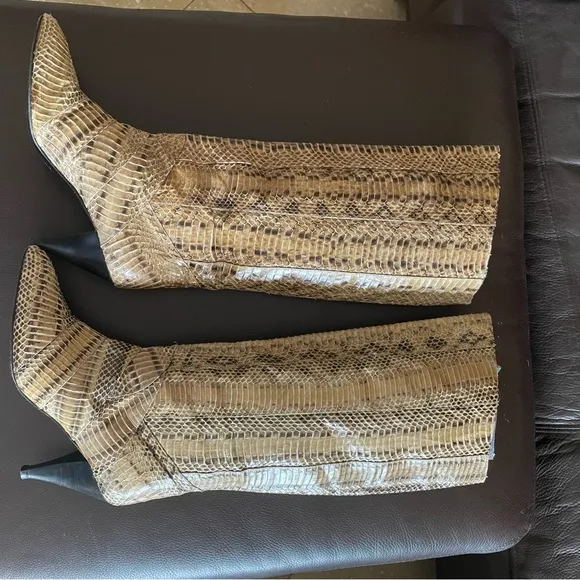 💯% ReAl sNaKe lEaThEr sTuNnInG b00tS