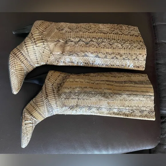 💯% ReAl sNaKe lEaThEr sTuNnInG b00tS