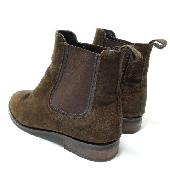 - Thursday Boot Company Chelsey Duchess Suede Leather Slip-on Boots Women's 7.5