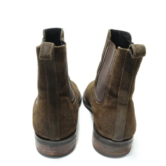 - Thursday Boot Company Chelsey Duchess Suede Leather Slip-on Boots Women's 7.5