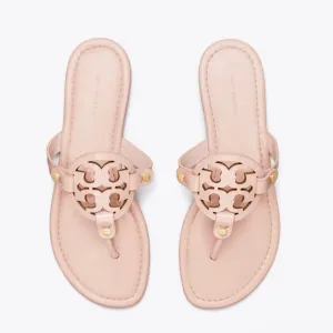 -Tory Burch Miller Patent Sandal Sea Shell Pink Sandals