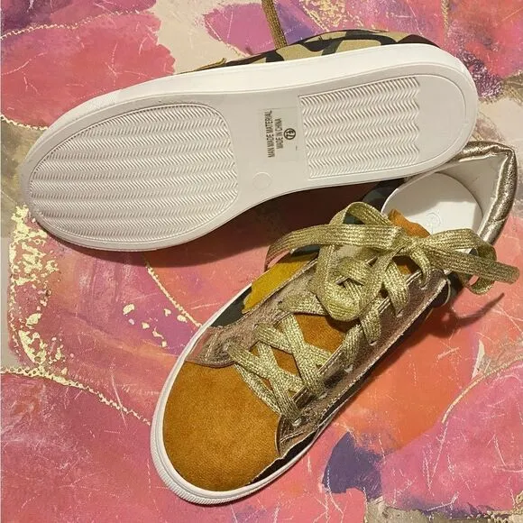 🛍️ unisex Dale Multy Camouflage fashion Sneaker Size: 71/2