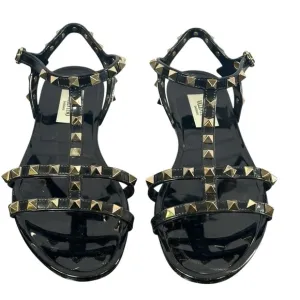 ⚡️ Valentino Rockstud Jelly Sandals Black Size 38