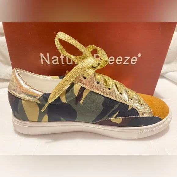 🛍️ Women’s  Natural Breeze Dale  Silver Metallic fashion Sneaker Size: 8 1/2💥