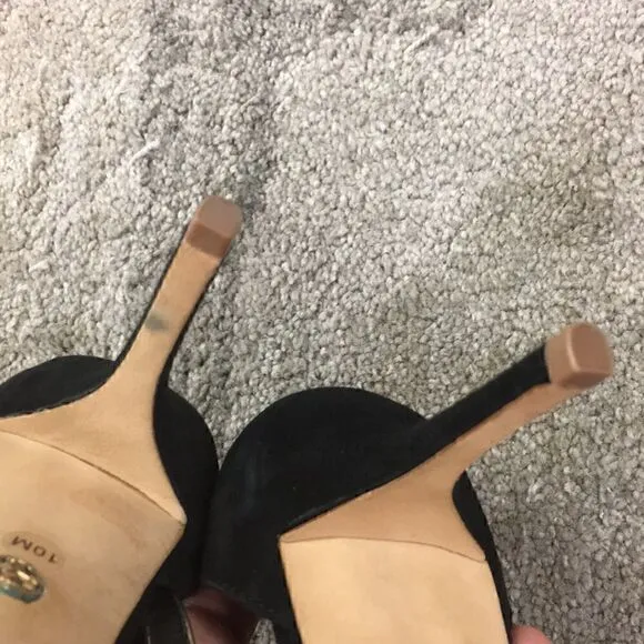 10 NWOB Suede Sandals Breanna 85Mm Tory Burch