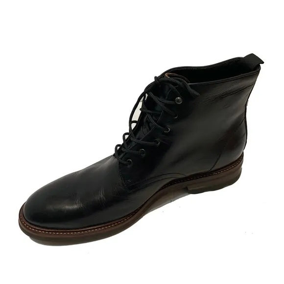11 / johnston &amp; murphy Welch Chukka Boot Men's Black Leather Boots