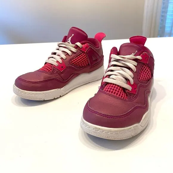 2018‎ Nike Air Jordan Retro 4 Berry Rush Sneakers Style 807671-661 US Size 12C
