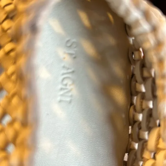 2025 Must have SHOE - ST. AGNI loafers/macramé elongated square toes. MUST HAVE