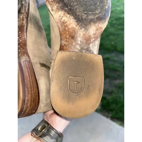 $295 TECOVAS The Dean Boots Honey Suede 13EE