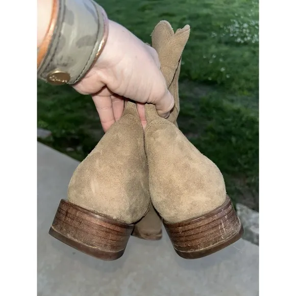 $295 TECOVAS The Dean Boots Honey Suede 13EE