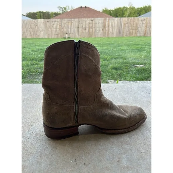 $295 TECOVAS The Dean Boots Honey Suede 13EE