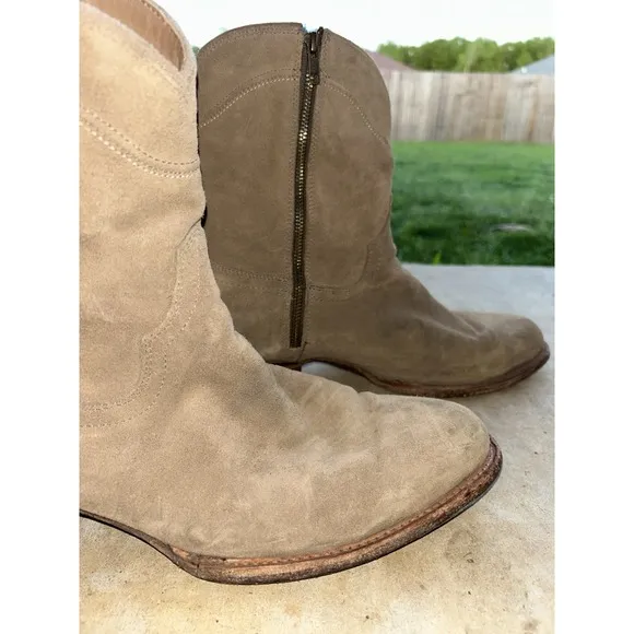 $295 TECOVAS The Dean Boots Honey Suede 13EE