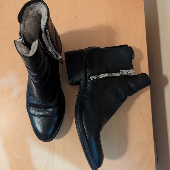 3.1 Phillip Lim Lamb Leather Ankle Boots