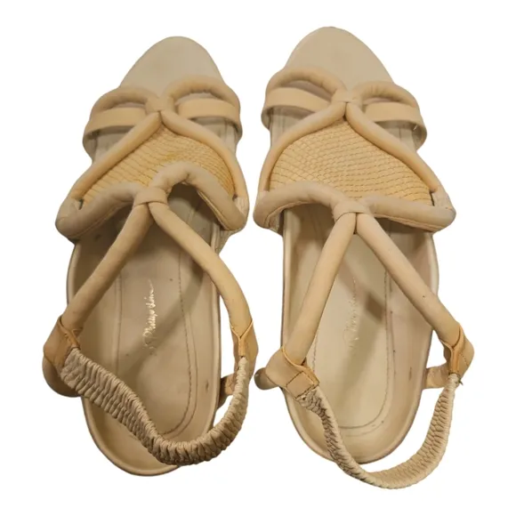 3.1 PHILLIP LIM | Marquise Flat Leather Slingback Sandals in Size EU 40 …