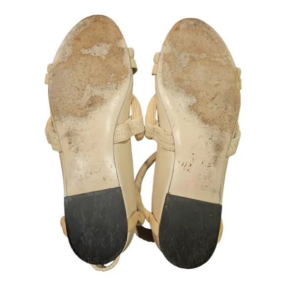 3.1 PHILLIP LIM | Marquise Flat Leather Slingback Sandals in Size EU 40 …