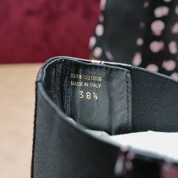 3.1 Phillip Lim Women Floral Print Leather Summer Boho Chelsea Boots 8US EUR38.5