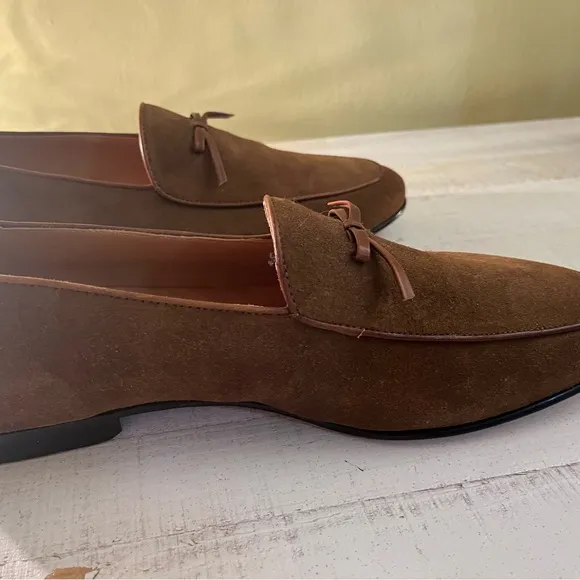 3DM LIFESTYLE Brown Suede Belgian Loafers