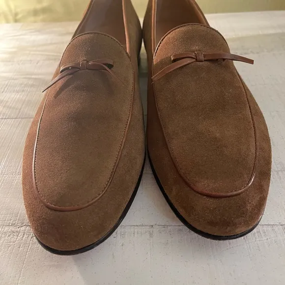 3DM LIFESTYLE Brown Suede Belgian Loafers