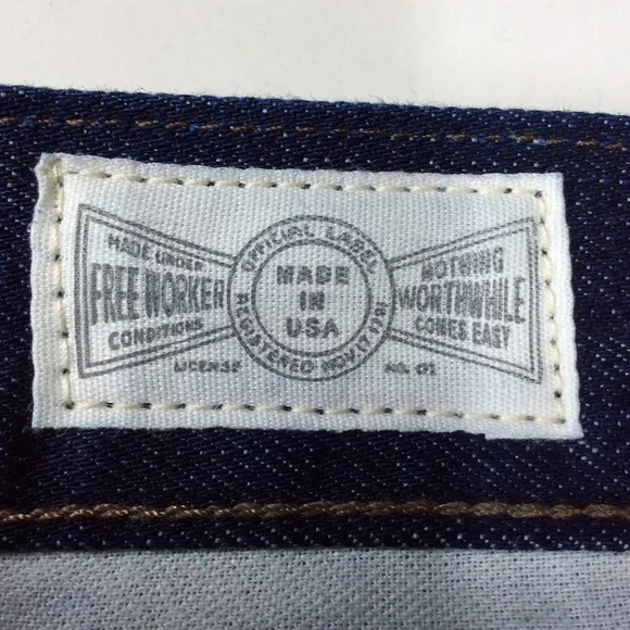 40X34 1791 Supply Co. 100% in USA red line selvedge denim, denim