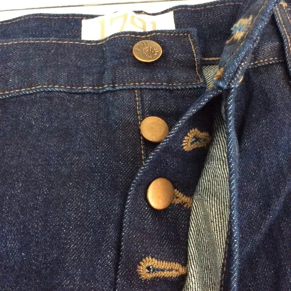 40X34 1791 Supply Co. 100% in USA red line selvedge denim, denim