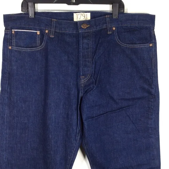 40X34 1791 Supply Co. 100% in USA red line selvedge denim, denim