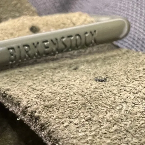 $470 Birkenstock 1774 green suede Arizona sandals