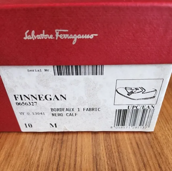$685 New Salvatore Ferragamo Men Finnegan Red Velvet Tassel Loafers 10.5