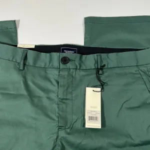 7 DIAMONDS Men's Parker Chinos Pants Slacks Sea Blue Flat Front Straight Dress