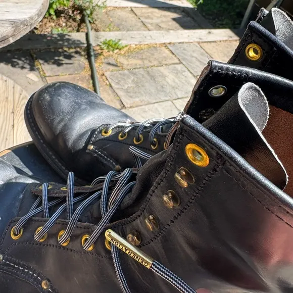 80s Hytest Officer’s Boots - Combat Boots