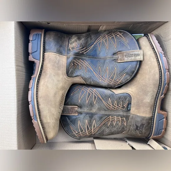 83912 Men’s 10.5 Irish Setter Marshall 11” Waterproof Leather Safety Toe Boot
