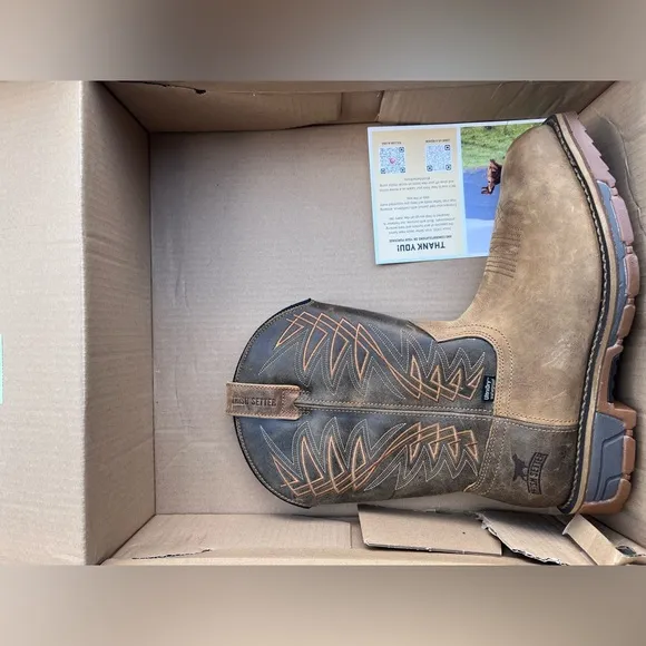 83912 Men’s 10.5 Irish Setter Marshall 11” Waterproof Leather Safety Toe Boot