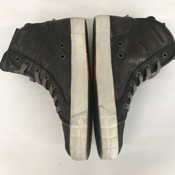 A by ASH Limited Edition Bronze Metallic High Top Sneaker Unisex EU 40 US 10