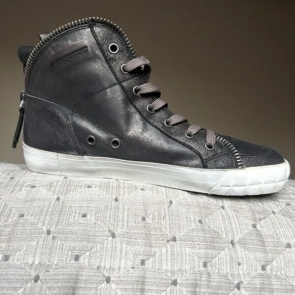 A by ASH Limited Edition Bronze Metallic High Top Sneaker Unisex EU 40 US 10