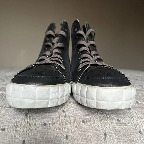 A by ASH Limited Edition Bronze Metallic High Top Sneaker Unisex EU 40 US 10
