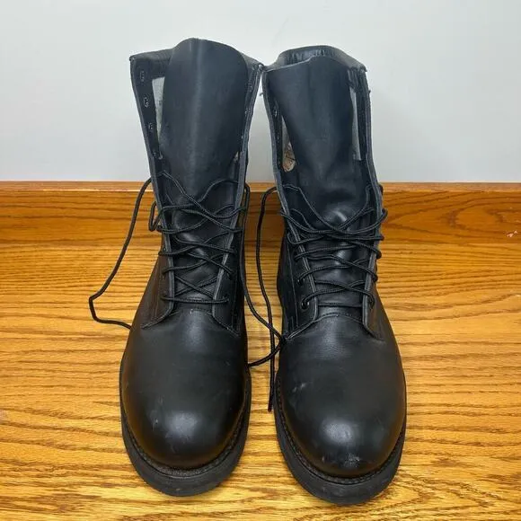 Addison Shoe Company SP0100-00-D-0330  Black Combat Men's 10W Boots