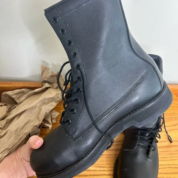 Addison Shoe Company SP0100-00-D-0330  Black Combat Men's 10W Boots