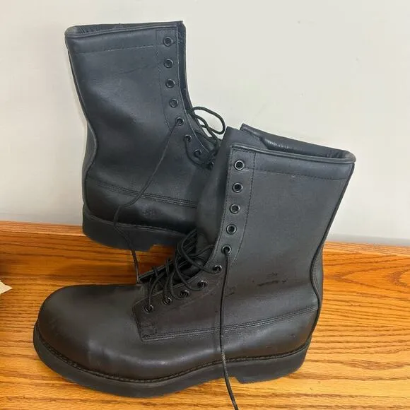 Addison Shoe Company SP0100-00-D-0330  Black Combat Men's 10W Boots