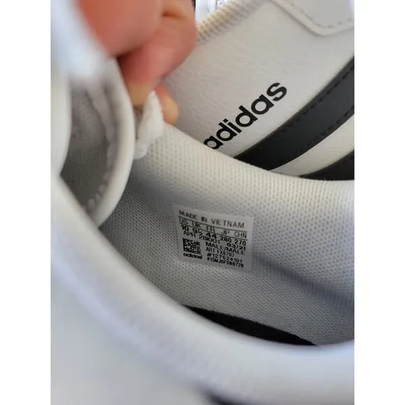 Adidas Breaknet White Black Sleek Fashion Sneakers Size 10 Men's